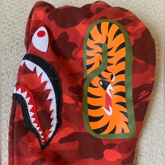 Red Camo Bape Jacket - Picture 3 of 12